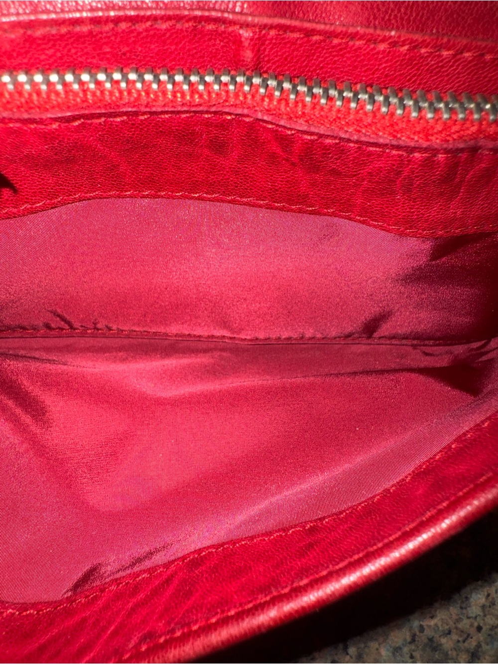 Miu Miu Vintage y2k Red Leather novelty Belt Buckle Wallet. - Picture 14 of 16